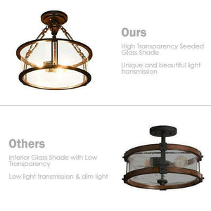 3-Light Flush Mount Ceiling Light | Bright & Plus.