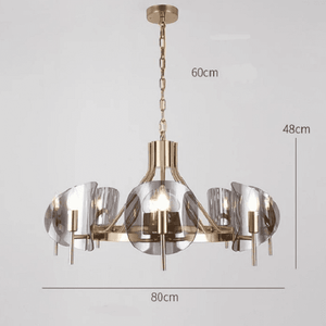 8 - Light Modern Wagon Wheel Chandelier | Bright & Plus.