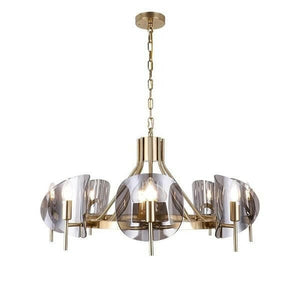 8 - Light Modern Wagon Wheel Chandelier | Bright & Plus.