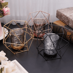 Ado - Modern Nordic Geometric Candle Holder | Bright & Plus.