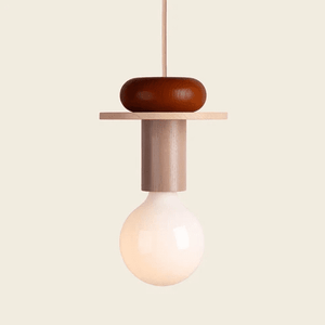 Aksel - Colored Wood Blocks LED Pendant Light