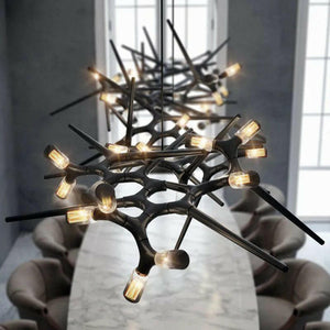 Alessandro - Postmodern Black Retro Chandelier