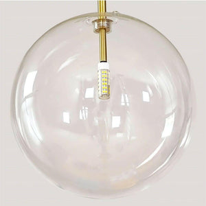 Alessio - Clear Globe Glass Pendant Lights