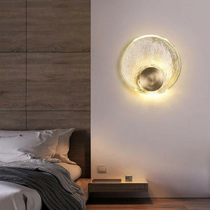 Alpes - Round Glass Wall Sconce