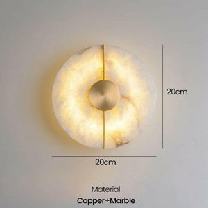 Anaas  - Modern Marble LED Wall Lights