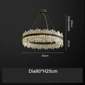 Anders -  Luxury Black Chandelier for Living Room