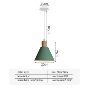 Anders - Nordic Wood Hanging Ceiling Light