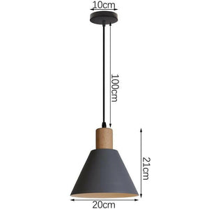 Anders - Nordic Wood Hanging Ceiling Light