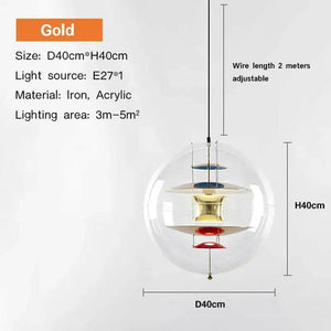 Anker - Danish Art Planet ceiling Lamp