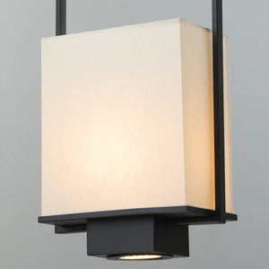 Annika - Modern Minimalist Iron Rectangle Pendant Light