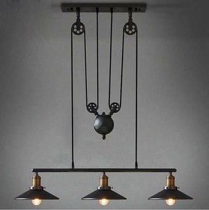 Anouk - Retro Pendant Retractable Chandelier Light Adjustable | Bright & Plus.