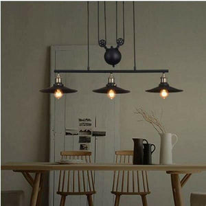 Anouk - Retro Pendant Retractable Chandelier Light Adjustable | Bright & Plus.