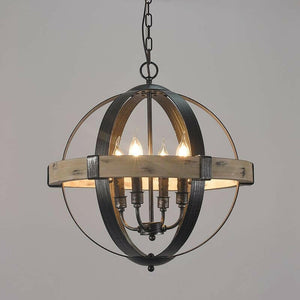 Aren - Sphere Nordic Classic Chandelier Black Metal