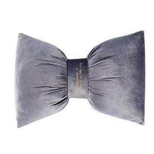 Aria - Bow Knot Neck Support Velvet Pillow | Bright & Plus.