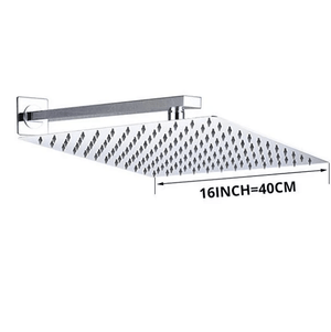 Arlo - Large Luxury Rainfall Shower Head | Bright & Plus.