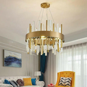 Arrow - Modern Round Crystal Chandelier