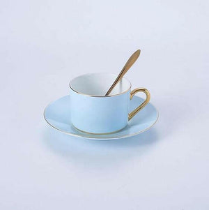 Arti - Luxury Gold Blue Bone China Tea/Coffee | Bright & Plus.