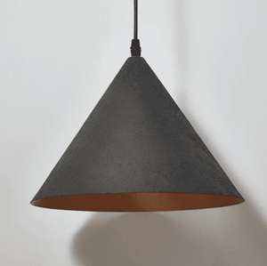 Arvid - Industrial Pendant Lamp with Conical Rust Shade