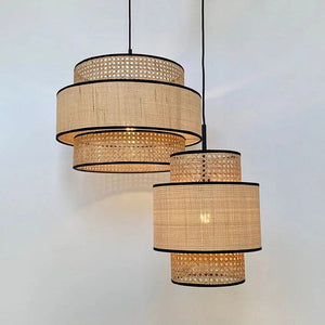 Aryan - Handmade Rattan Woven Pendant Lamp