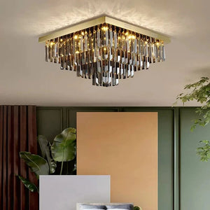 Astra - Modern Square Crystal Chandelier