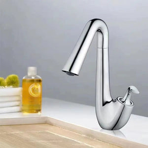 Avita - Single Lever Bathroom Sink Faucet with Rotation