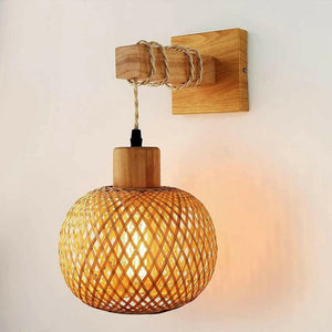 Balui - Bamboo Woven Wood Wall Lamp