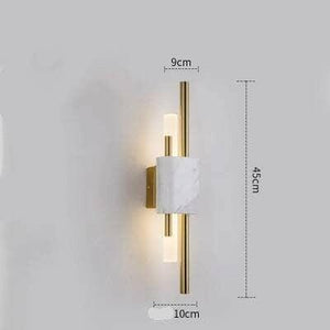 Baris - Wall Lamp Marble LED Wall Design Loft