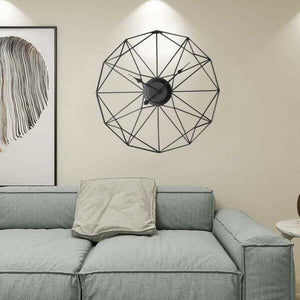 Barley - Unique Modern Nordic Iron Frame Clock | Bright & Plus.