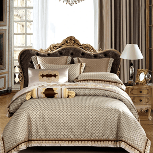 Bartedo Silk Satin Luxury Royal Duvet Cover Set | Bright & Plus.