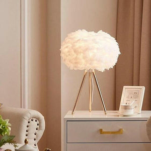 Bastida Feathers Table/FloorLamp | Bright & Plus.