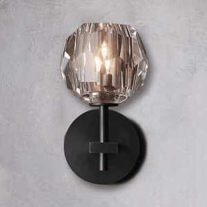 Belle Crystal - Indoor Luxury Copper Wall Lamp