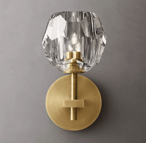 Belle Crystal - Indoor Luxury Copper Wall Lamp