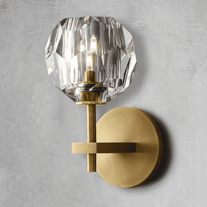 Belle Crystal - Indoor Luxury Copper Wall Lamp