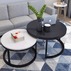 Benson - Modern Round Coffee Table Set | Bright & Plus.