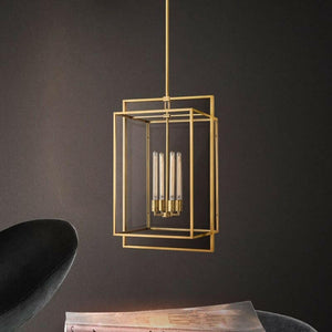 Bent - 4-light Modern Linear Chandelier