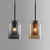 Bent - Nordic Double Glass Pendant Lamp