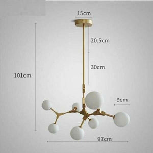 Bernard - Molecular Ceiling Chandelier | Bright & Plus.