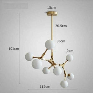 Bernard - Molecular Ceiling Chandelier | Bright & Plus.