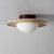 Bistrot - Natural Stone Ceiling Lamp with Disc Design