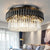 Black Modern Crystal Chandelier for Ceiling