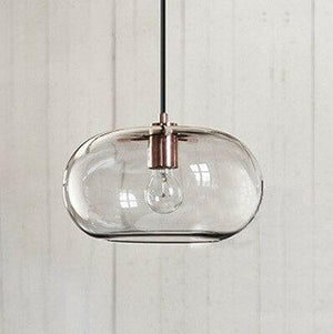 Bluma - Suspension Lamp with Round Glass Lampshade