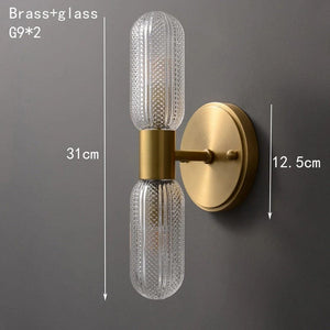 Born - Creative Postmodern Design Brass Wall Lamp