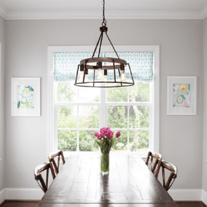 Brockton - 24 Inch 6 Light Chandelier | Bright & Plus.