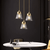 Cedrik Glass & Brass Pendant Lights