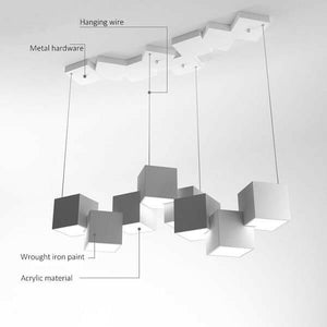 The Coral - Cube Pendant Lights | Bright & Plus.