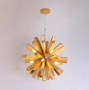 Dandelion - Wooden Pendant Light | Bright & Plus.