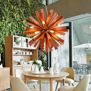 Dandelion - Wooden Pendant Light | Bright & Plus.