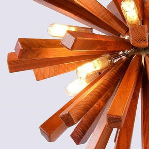 Dandelion - Wooden Pendant Light | Bright & Plus.