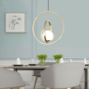 Dante - Orb and Rings Pendant | Bright & Plus.