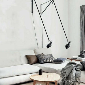 Flos - Minimalist Long Arm Wall Lamp with Socket